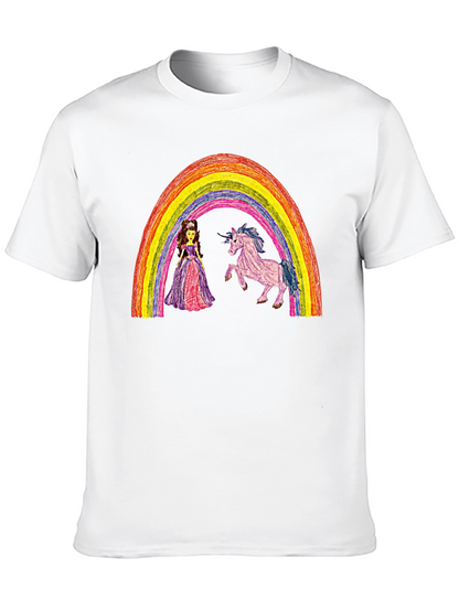 Rainbow Princess Unicorn T-Shirt