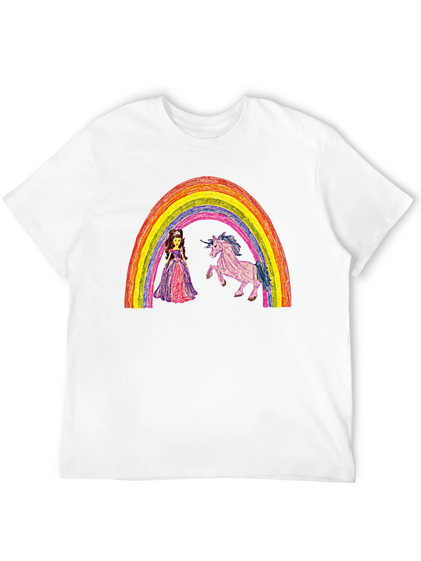 Rainbow Princess Unicorn T-Shirt