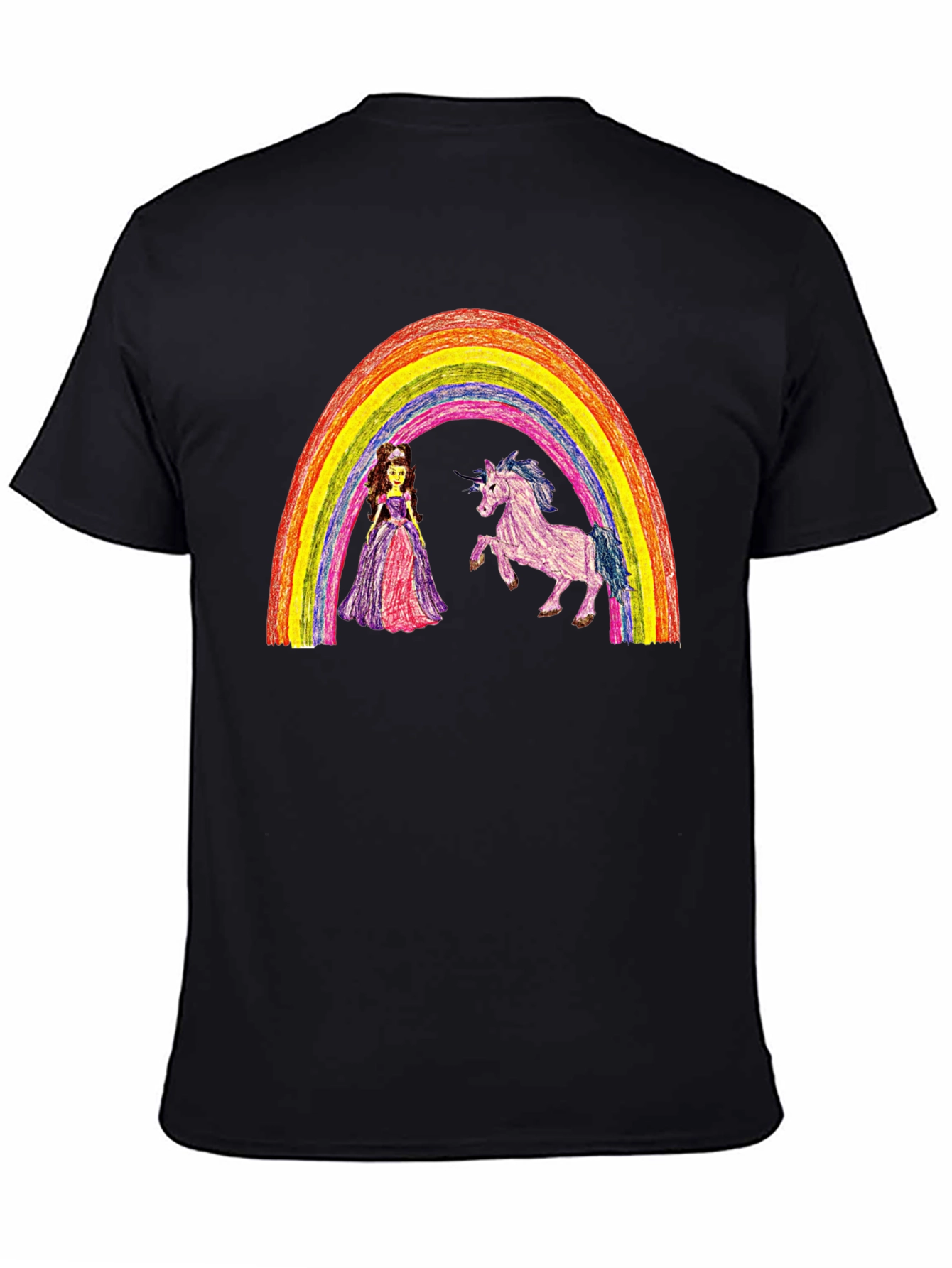 Rainbow Princess Unicorn T-Shirt