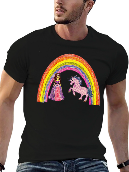 Rainbow Princess Unicorn T-Shirt