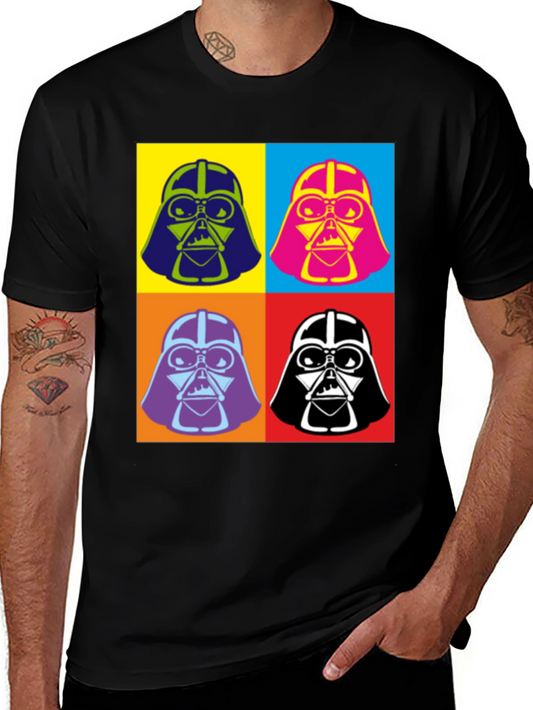 Pop Art Darth Vader Graphic T-Shirt
