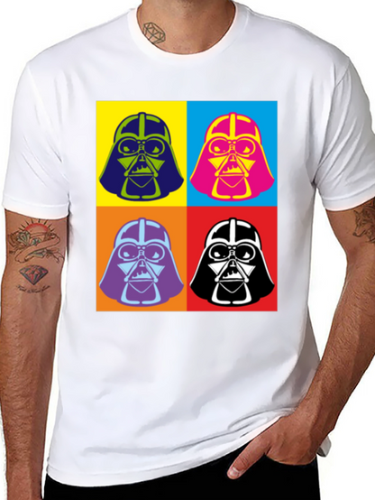 Pop Art Darth Vader Graphic T-Shirt