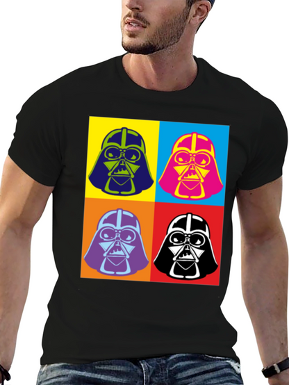 Pop Art Darth Vader Graphic T-Shirt