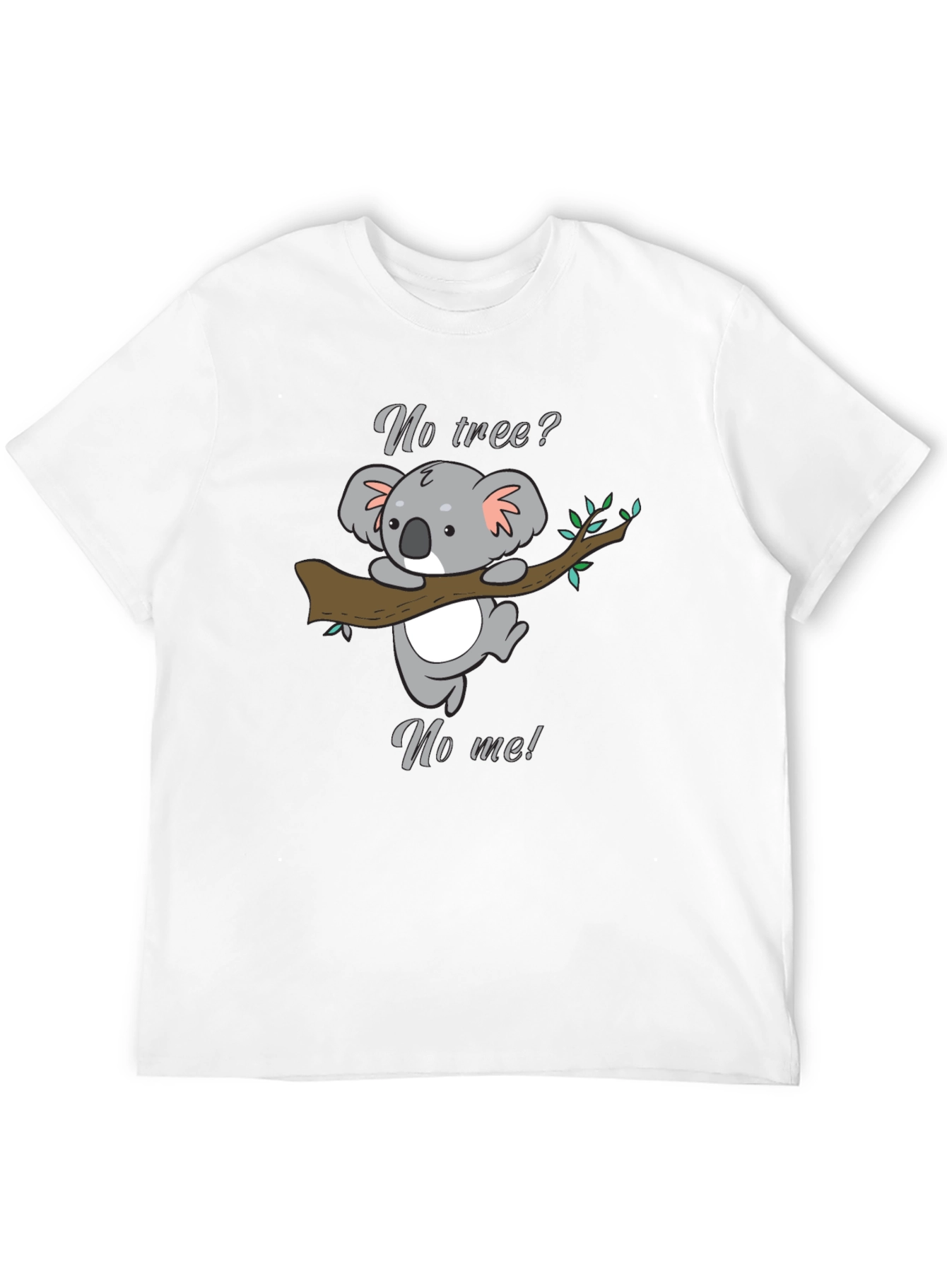 Koala No Tree No Me Graphic T-Shirt - Black