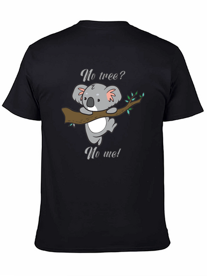 Koala No Tree No Me Graphic T-Shirt - Black