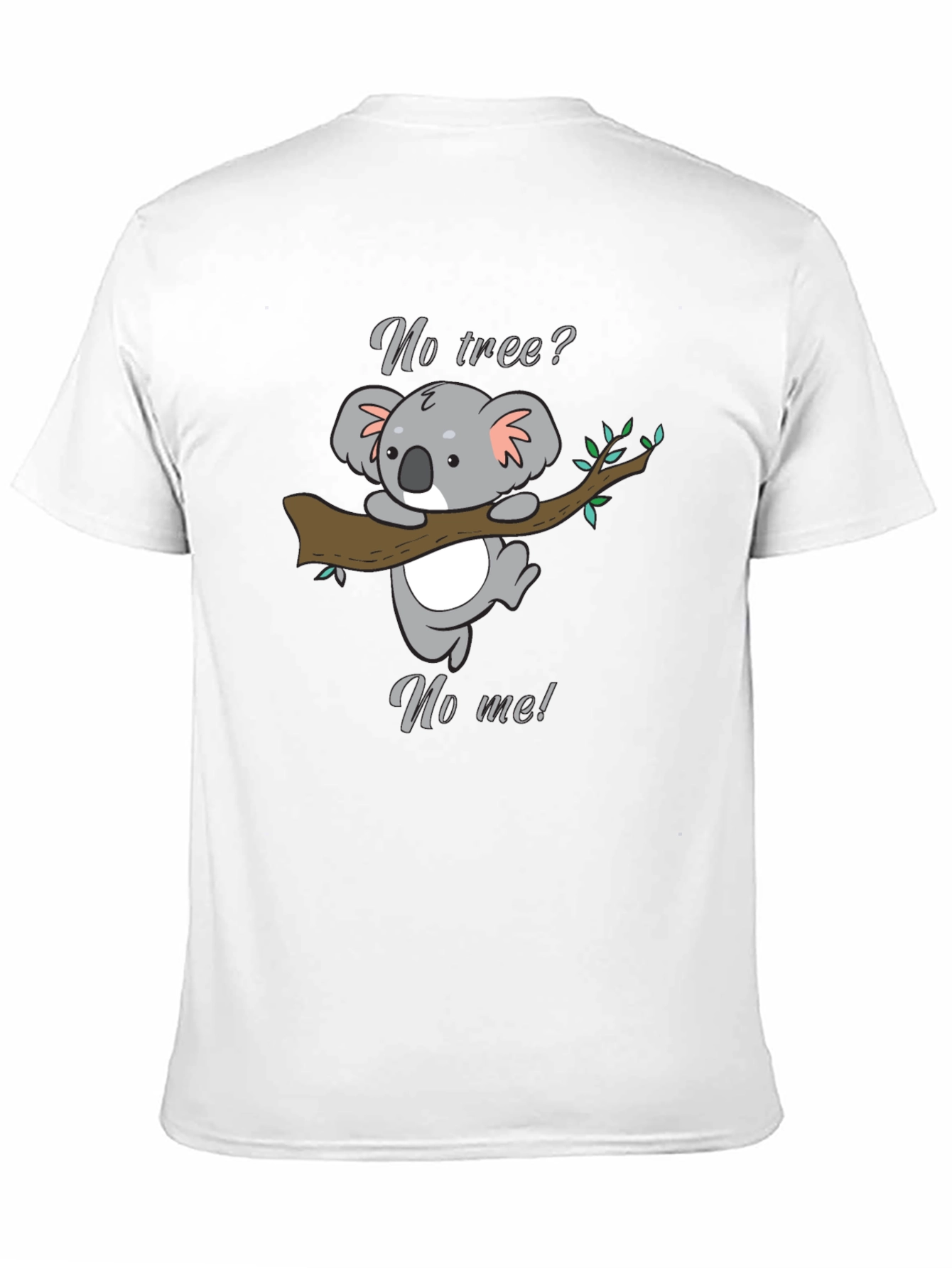 Koala No Tree No Me Graphic T-Shirt - Black