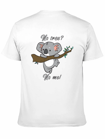 Koala No Tree No Me Graphic T-Shirt - Black