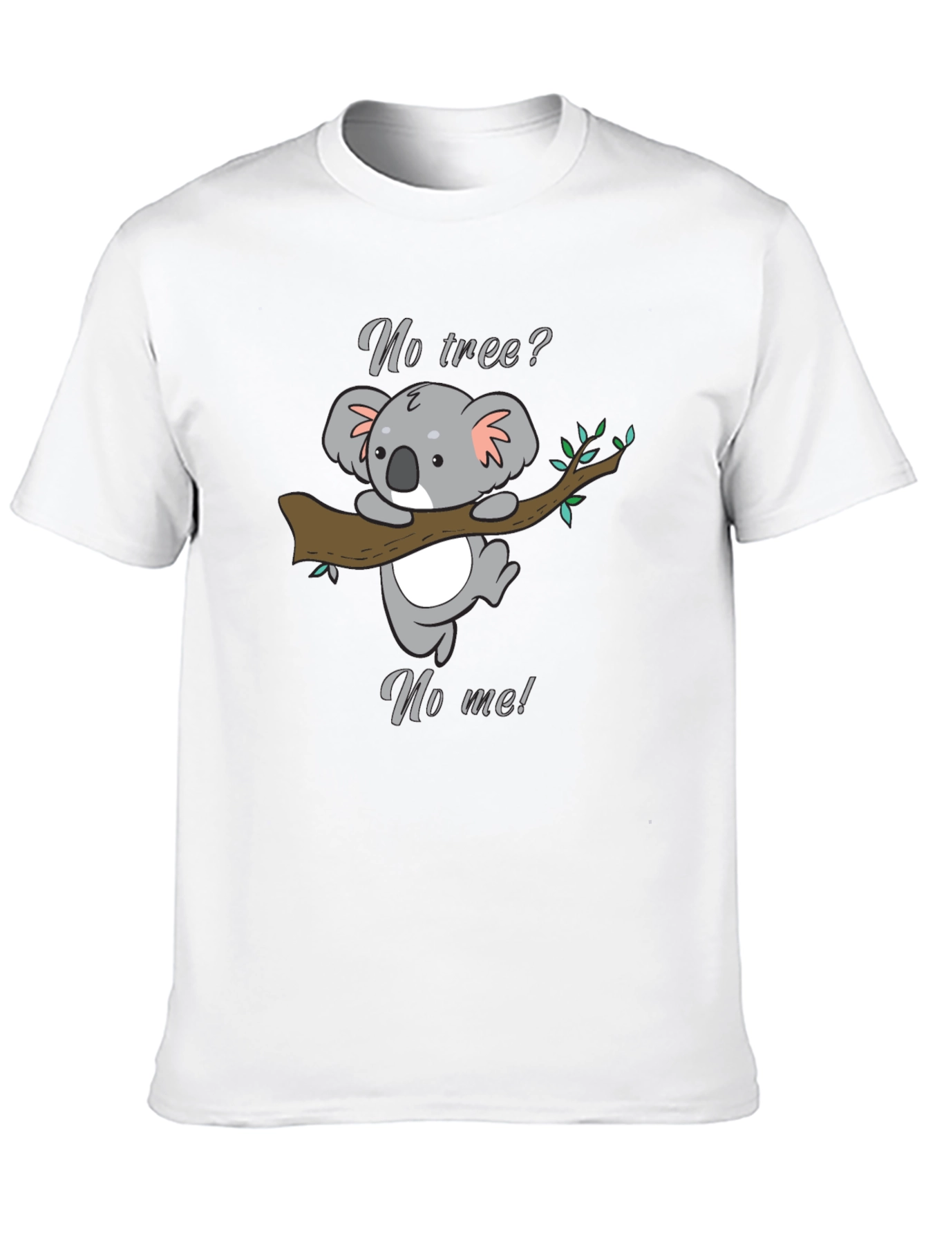 Koala No Tree No Me Graphic T-Shirt - Black