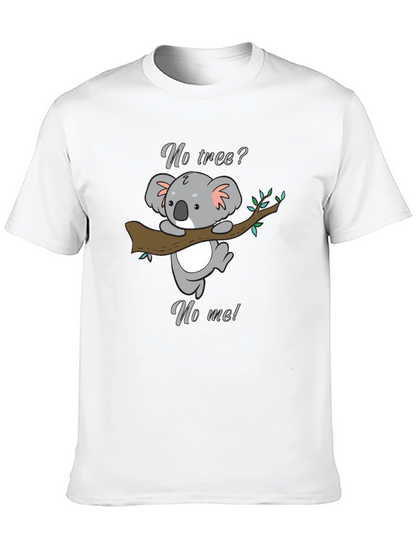 Koala No Tree No Me Graphic T-Shirt - Black