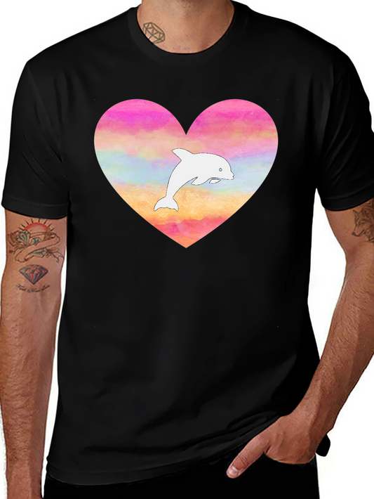 Heart Dolphin T-Shirt