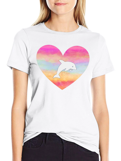 Heart Dolphin T-Shirt