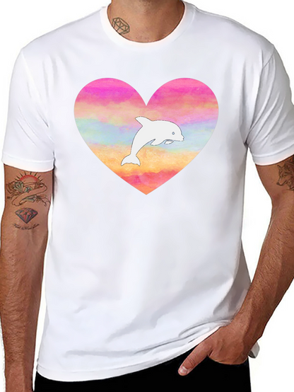 Heart Dolphin T-Shirt