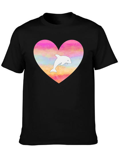 Heart Dolphin T-Shirt