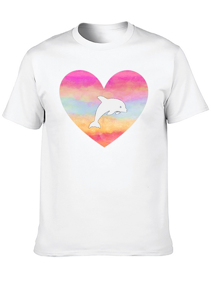 Heart Dolphin T-Shirt