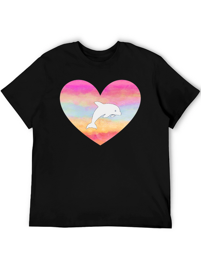 Heart Dolphin T-Shirt