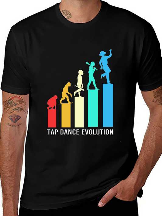 Tap Dance Evolution Graphic Tee - Stylish Dance Lovers Shirt