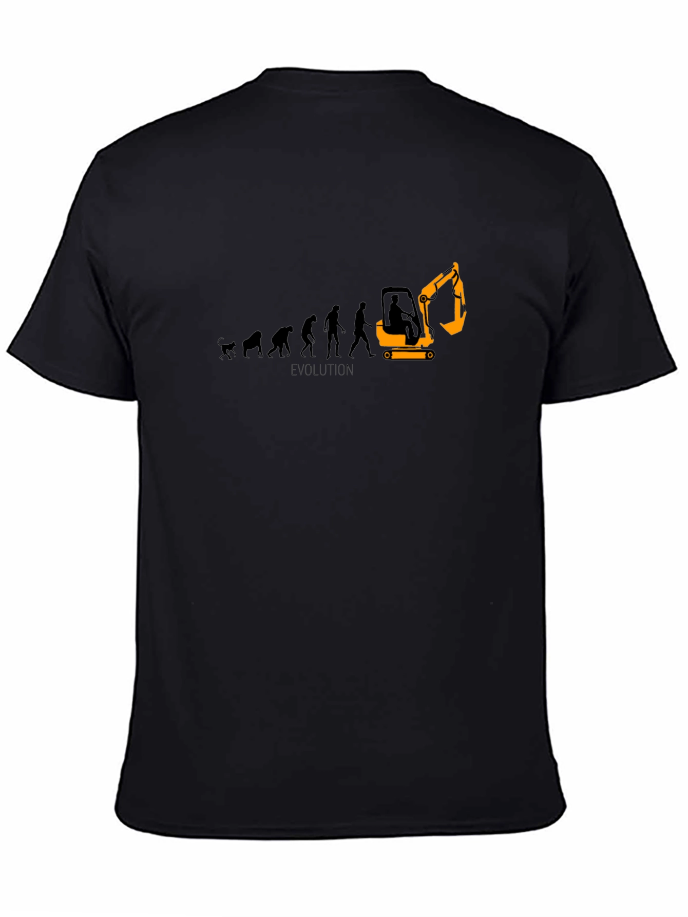 Evolution Excavator Black Graphic Tee