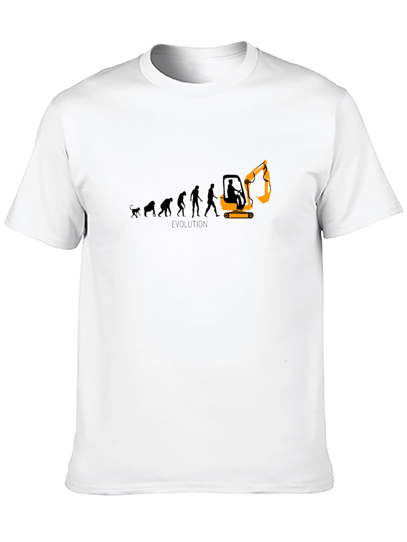 Evolution Excavator Black Graphic Tee