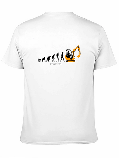 Evolution Excavator Black Graphic Tee