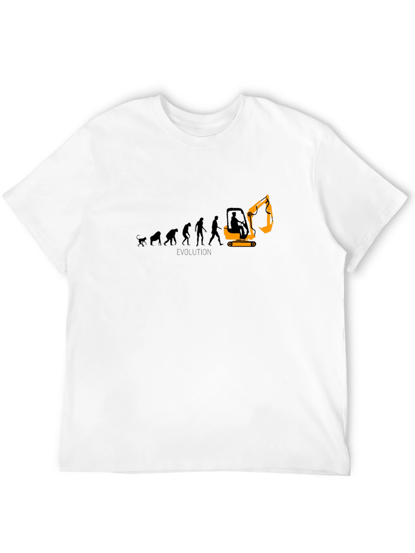 Evolution Excavator Black Graphic Tee