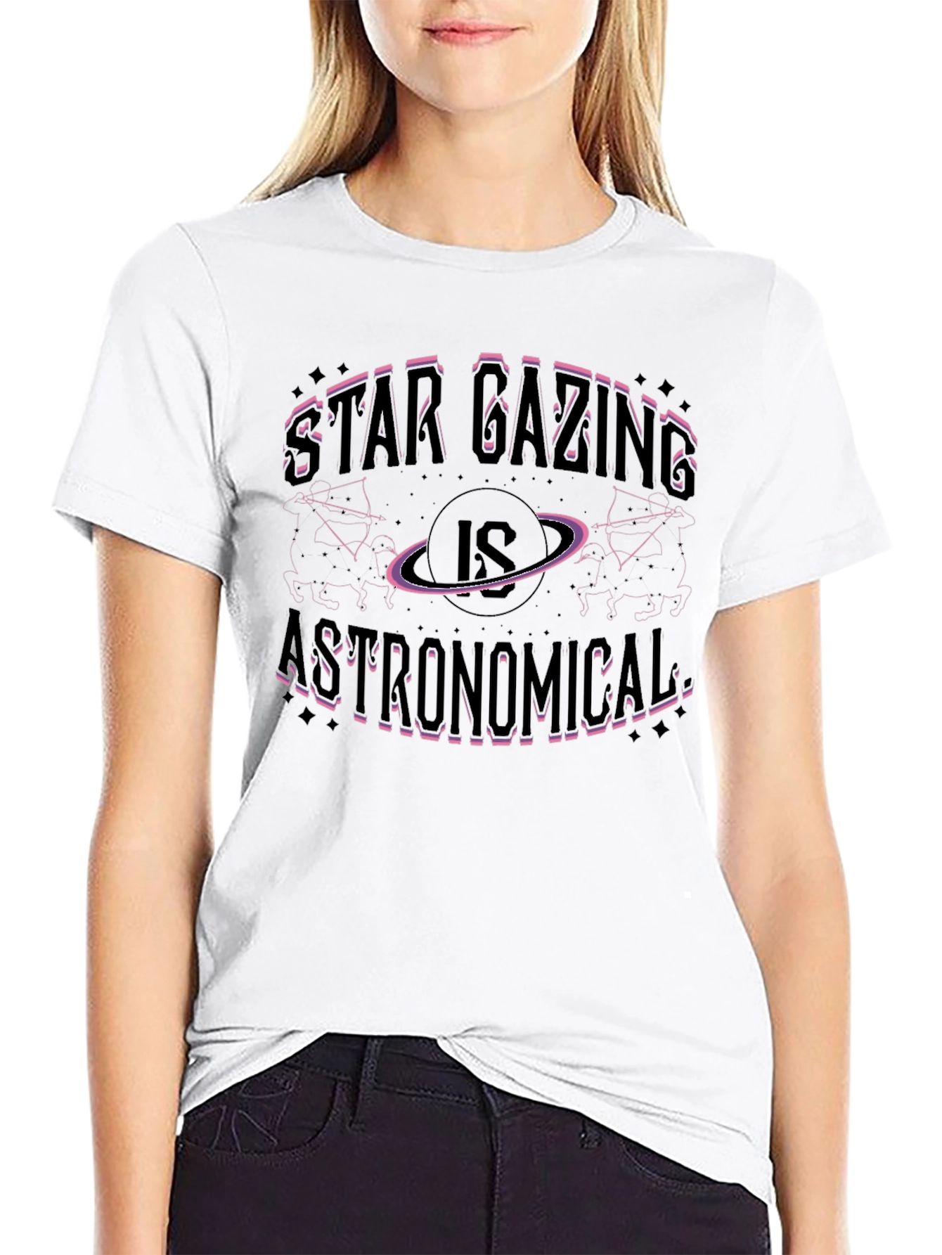 Star Gazing Tee - Astronomical Design