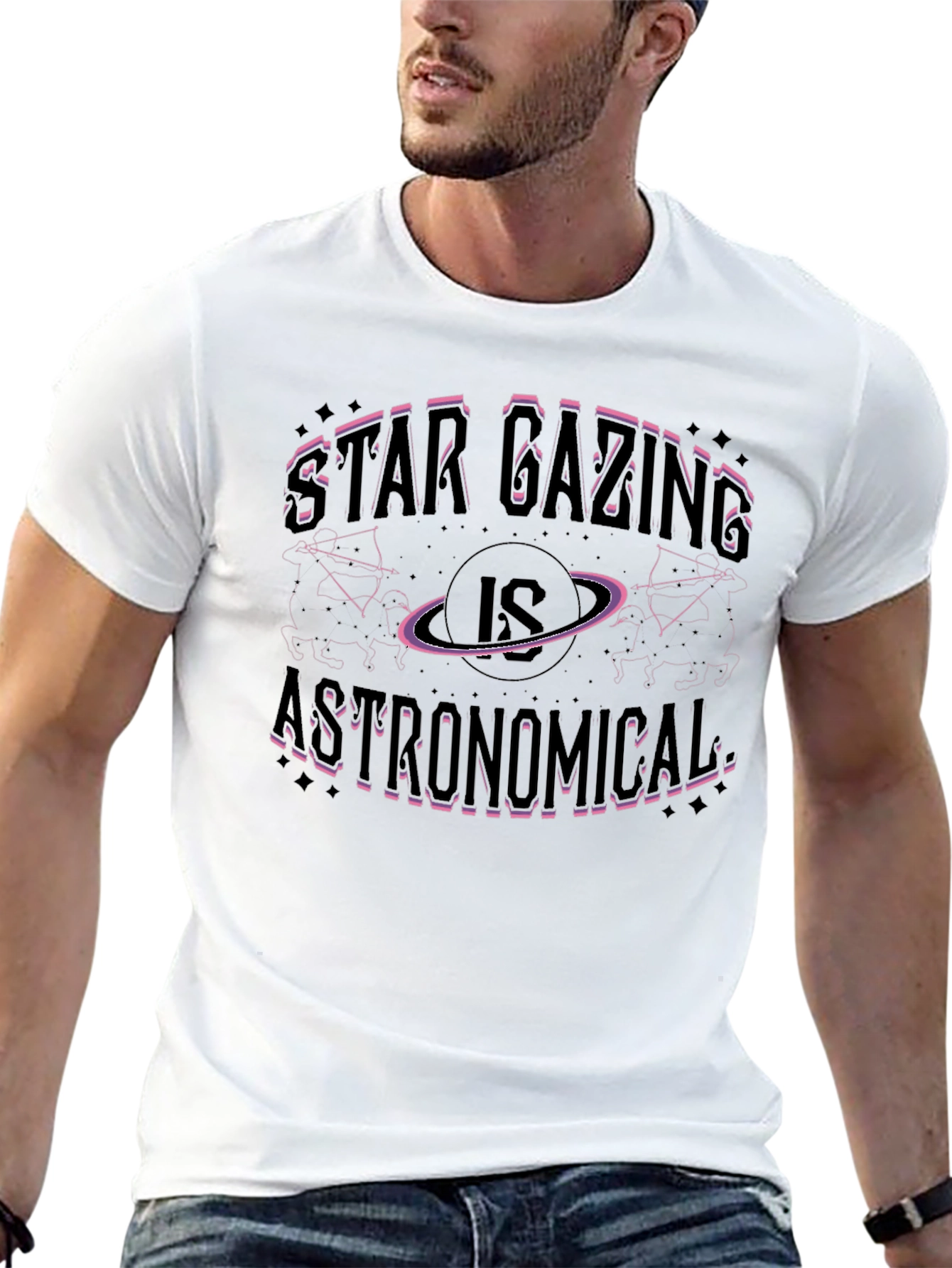 Star Gazing Tee - Astronomical Design