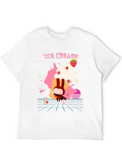 Ice Cream Bunny Graphic Tee