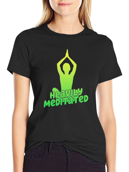 Heavily Meditated Black T-Shirt