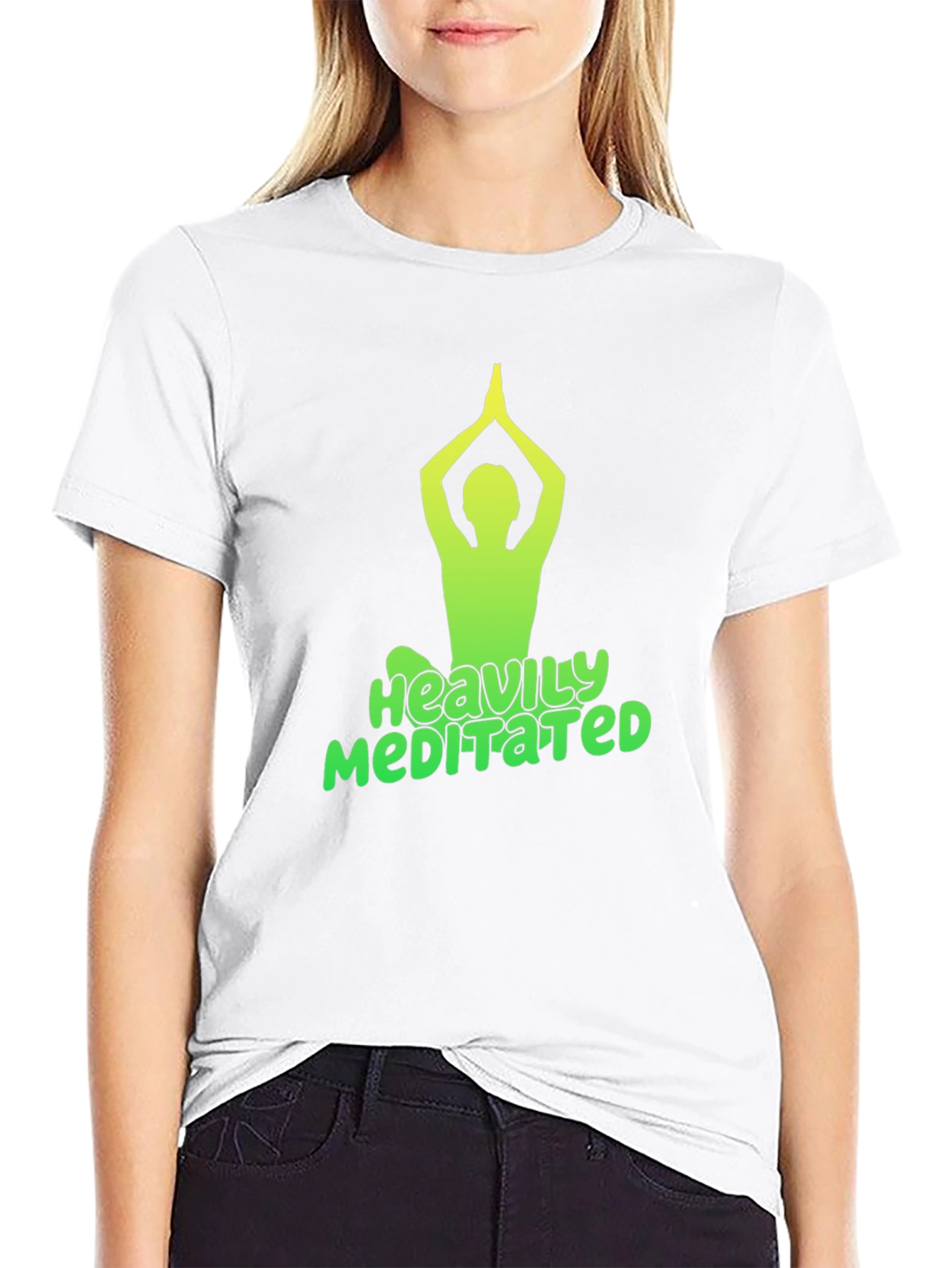 Heavily Meditated Black T-Shirt