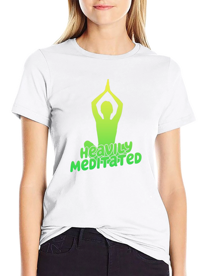 Heavily Meditated Black T-Shirt