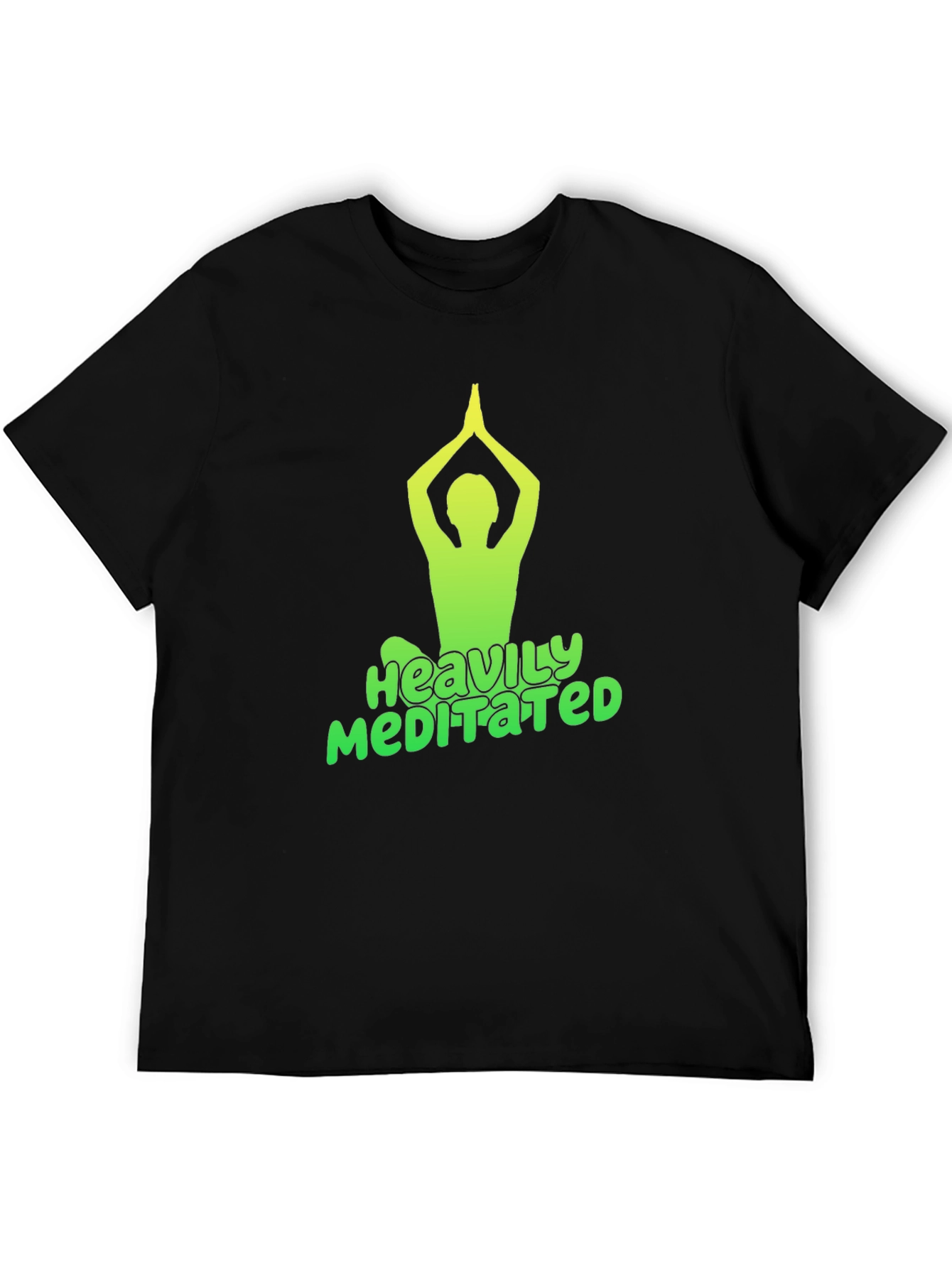 Heavily Meditated Black T-Shirt