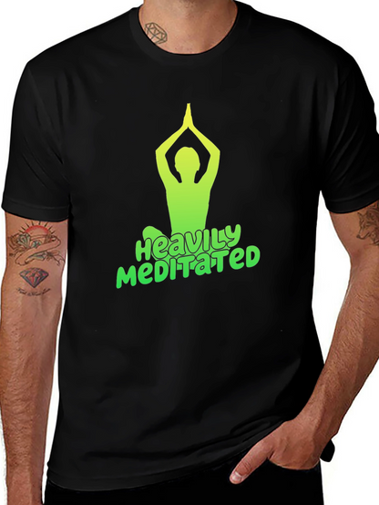 Heavily Meditated Black T-Shirt