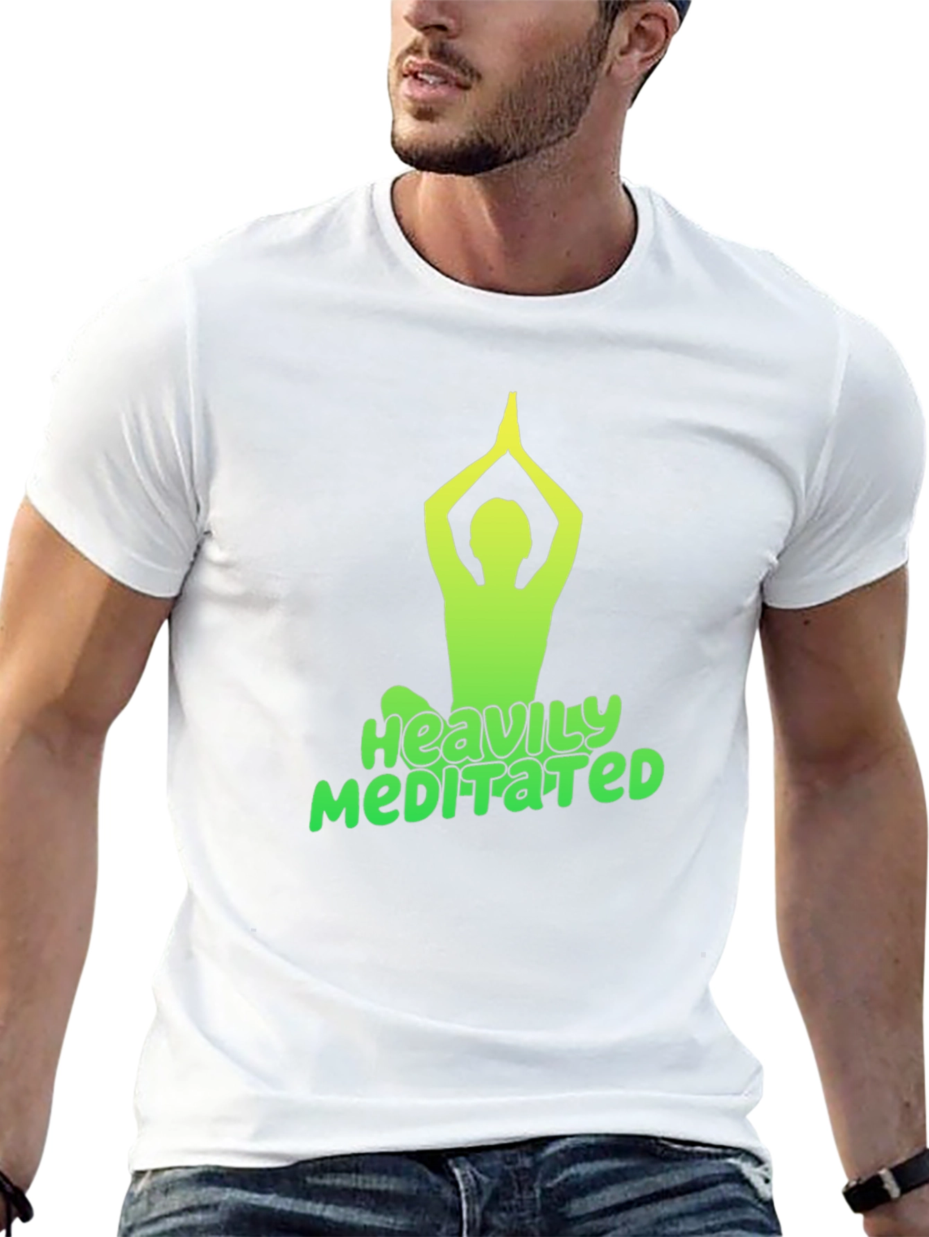 Heavily Meditated Black T-Shirt
