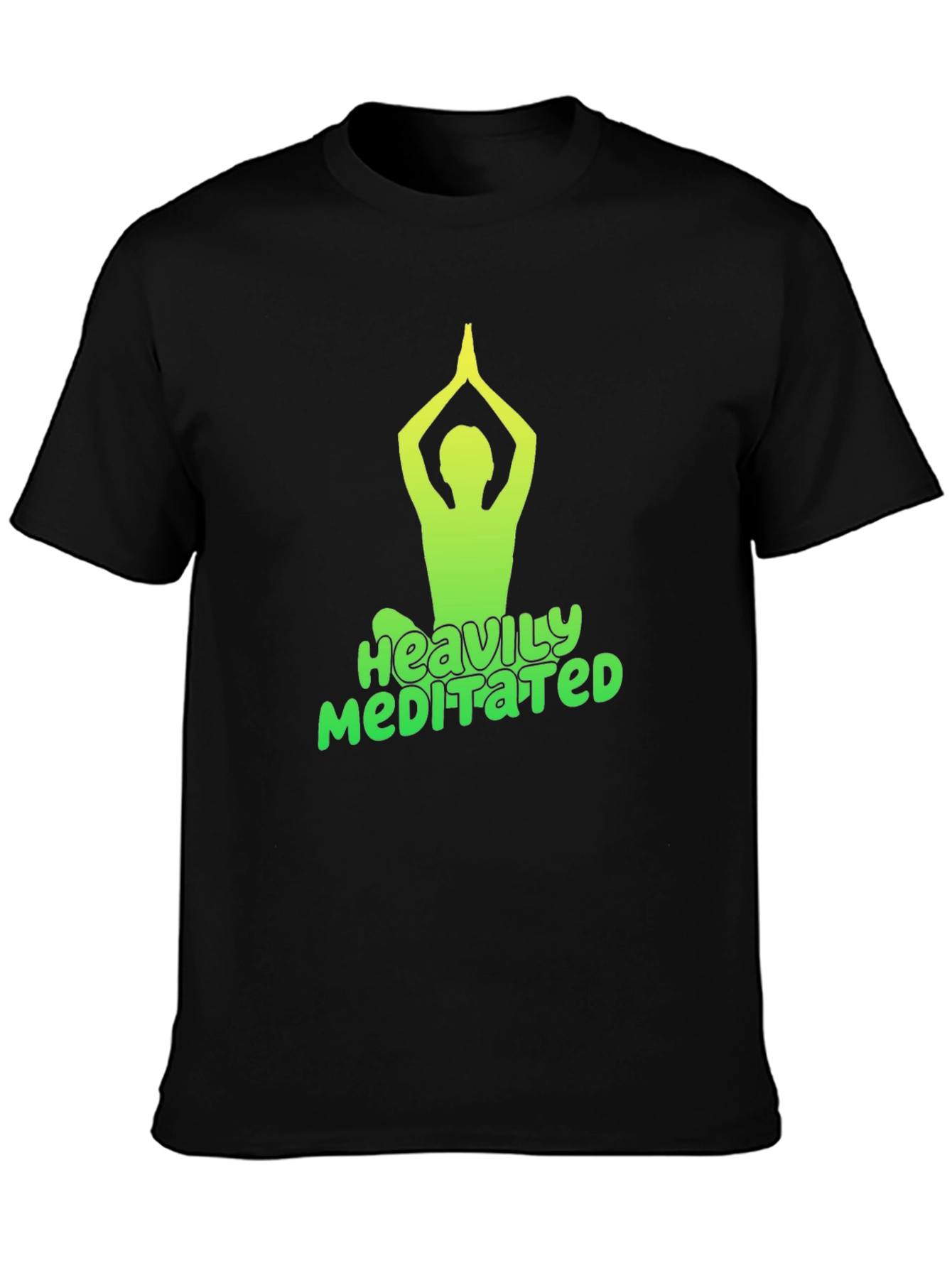 Heavily Meditated Black T-Shirt
