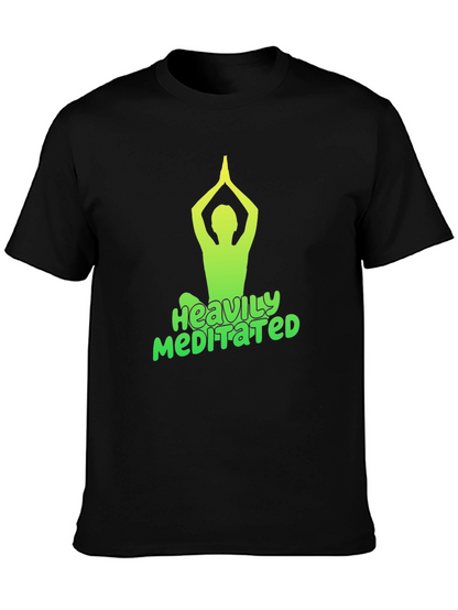 Heavily Meditated Black T-Shirt