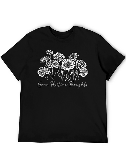 Grow Positive Thoughts Graphic T-Shirt