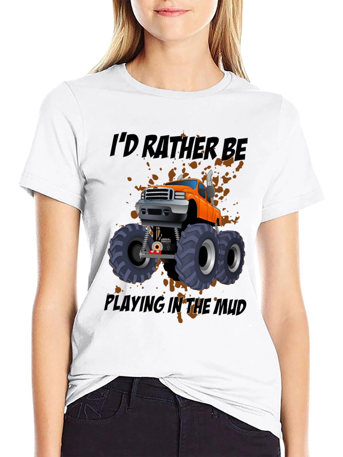 Mudding Monster Truck Tee