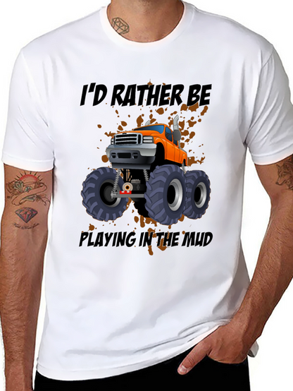 Mudding Monster Truck Tee