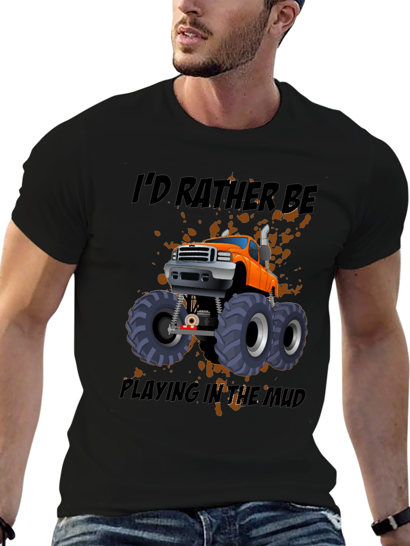 Mudding Monster Truck Tee