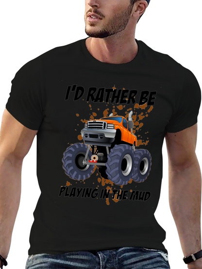 Mudding Monster Truck Tee