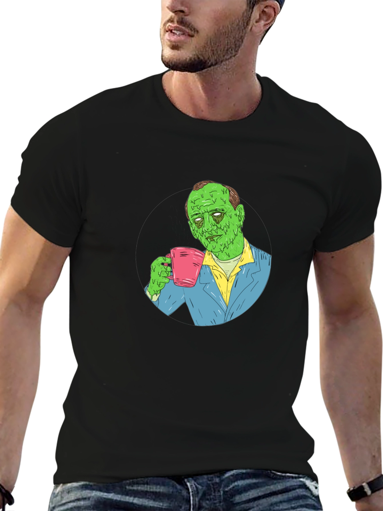 Zombie Coffee T-Shirt - Funny Graphic Tee