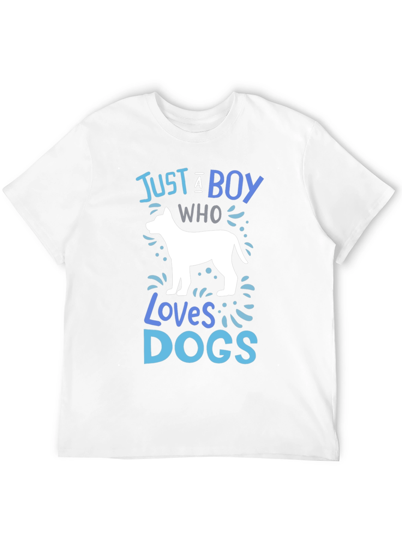 Boy Who Loves Dogs Graphic Tee