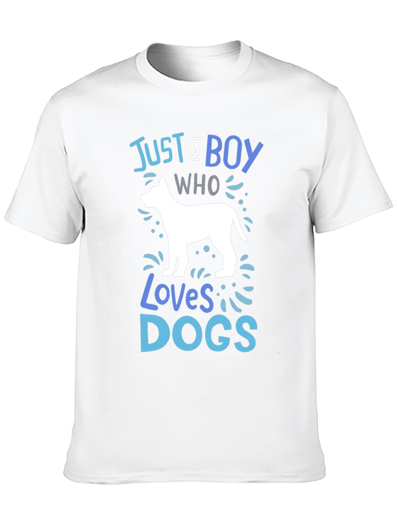 Boy Who Loves Dogs Graphic Tee