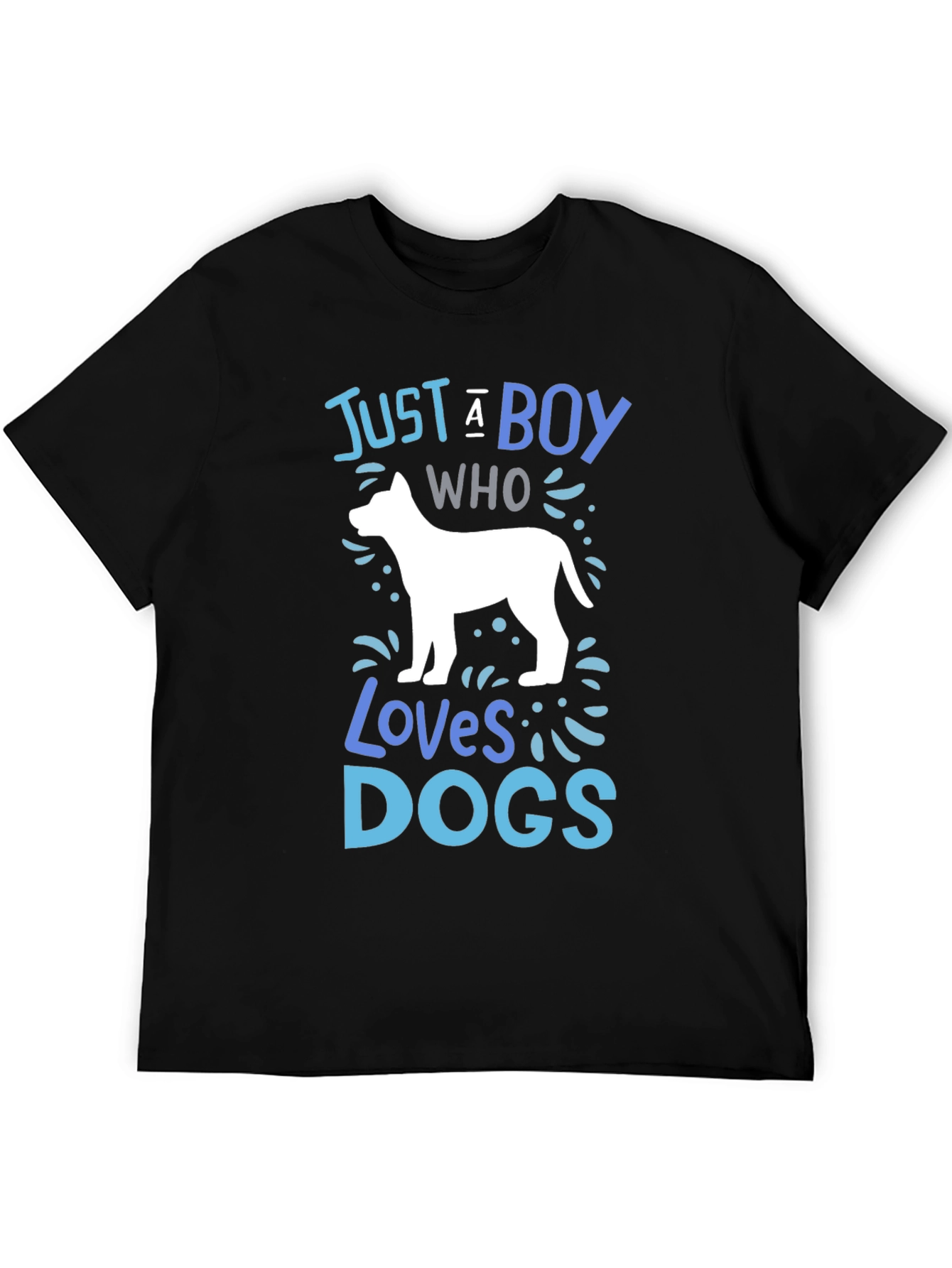 Boy Who Loves Dogs Graphic Tee