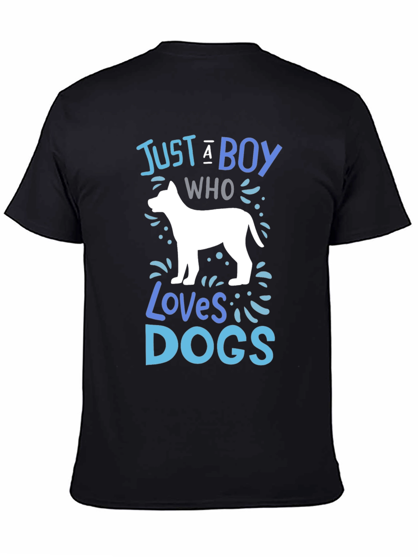 Boy Who Loves Dogs Graphic Tee