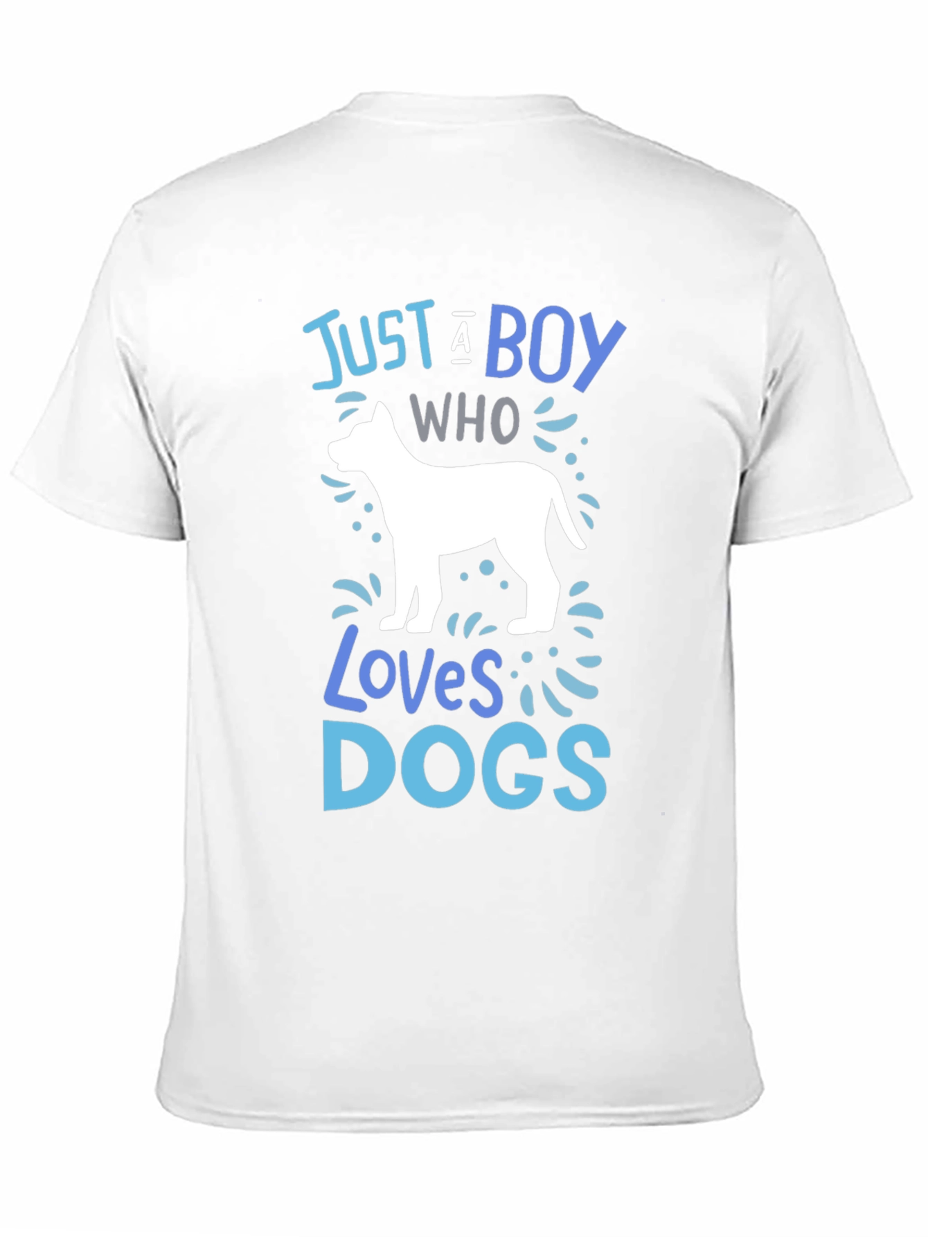 Boy Who Loves Dogs Graphic Tee