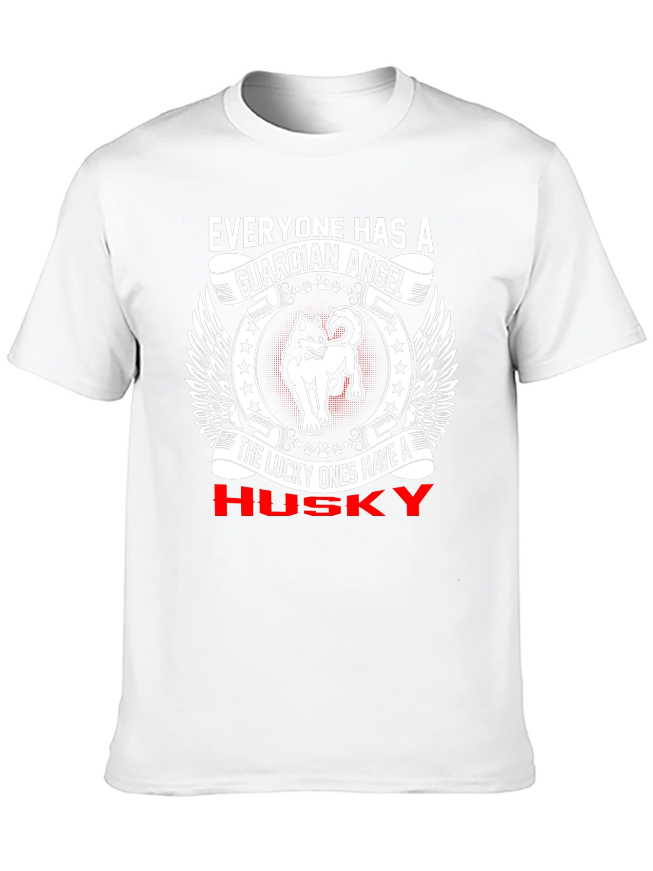 Guardian Angel Husky T-Shirt