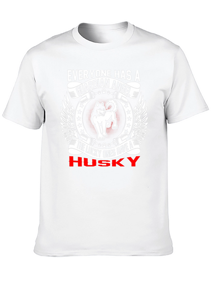 Guardian Angel Husky T-Shirt
