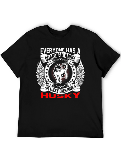 Guardian Angel Husky T-Shirt