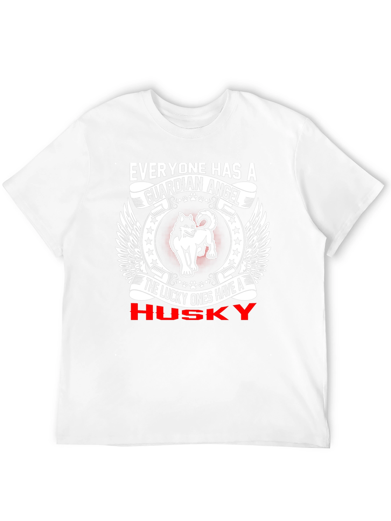 Guardian Angel Husky T-Shirt